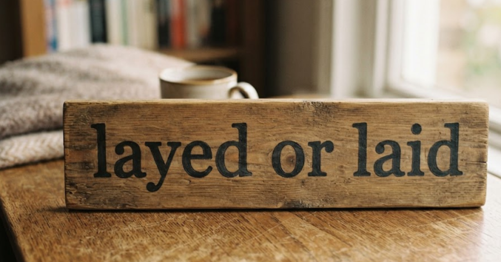 Layed or Laid: Which One Is Correct?