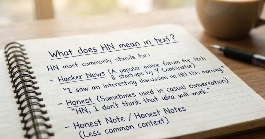 What Does HN Mean in Text? A Complete Guide