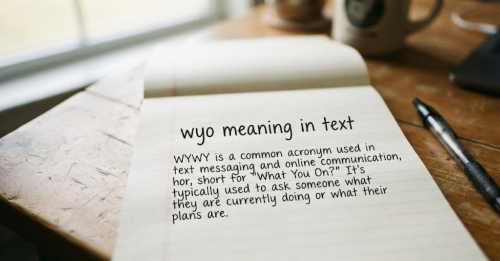 WYO Meaning in Text: A Complete Guide